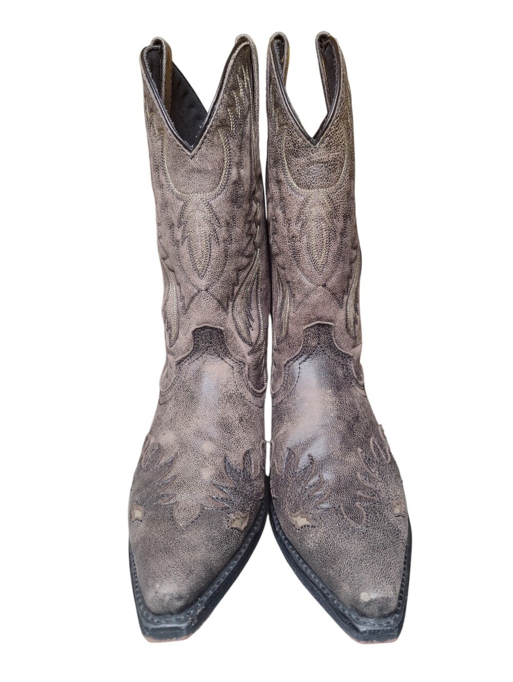 LAREDO 6767 Thomson 12" Leather Cowboy Boots Size 10.5 Brown Men's